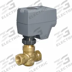 Hydronic Zone Valve: 1.6 Cv Flow Rate, 2-Way, 1/2 in Female NPT, Non-Spring Return, NO, Electric (MPN 254-01121). Key specifications — Actuator Voltage: 24V AC; Manufacturer Part Number: 254-01121; Brand: SIEMENS.