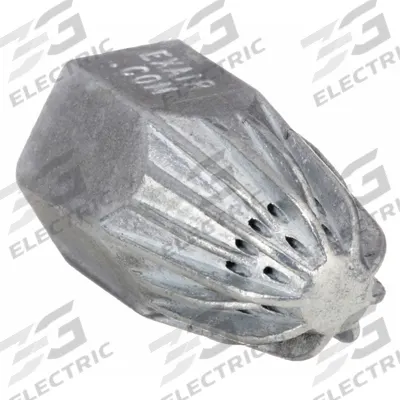 EXAIR Air Gun Nozzle: For 1250/1350/1909, Aluminum/Zinc, 1 5/8 in Extension Lg - Exair Air Gun Nozzles