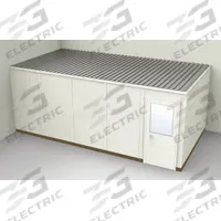 PORTA-FAB Modular In-Plant Office: 20 ft x 10 ft x 8 ft, 3 Walls, Steel-Covered Drywall, Beige (MPN GS1020-3). Key specifications — Exterior Color: Beige; Brand: PORTA-FAB; Sound Transmission Coefficient: STC 31; Frame Material: Steel.