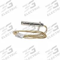 Hot Surface Igniter: OEM, Silicon Carbide, 36 in Lead Lg, 24V AC, Hardwired, Flat Tip (MPN 41-225). Key specifications — Electrical Connection Type: Hardwired; Manufacturer Part Number: 41-225; Brand: ROBERTSHAW; Input Voltage: 24V AC.