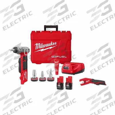 MILWAUKEE Expansion Tool and Tube Cutter: 2 Tools, Expansion Tool/Tube Cutter, 12 V DC Volt - Milwaukee 12V Cordless Tool Combination Kits