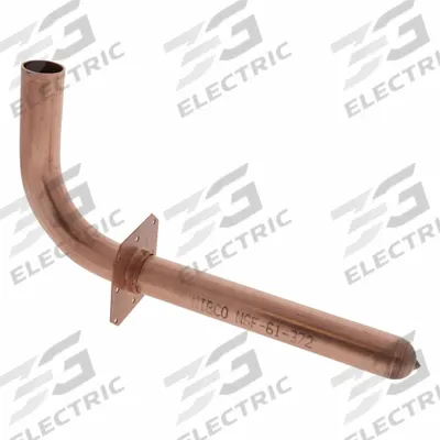 NIBCO Press Elbow Fitting: Stub-out, 1 in CTS size, FTG x FTG, Copper - Plumbing Copper & Bronze Press Tube Fittings