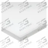 UHMW Polyethylene Bar: 0.375 in Thick, 2.5 in x 24 in, Opaque, White, 4,400 psi Tensile Strength (MPN BULK-PS-UHMW-686). Key specifications — Impact Strength: 16.0 ft-lb/in; Backing Type: No Backing; Clarity: Opaque.