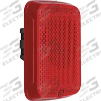 SYSTEM SENSOR Speaker: 12 or 24V, Red, Indoor, 4 3/4 in Overall Dp, 5 in Overall Wd, Wall Mount (MPN SPRL). Key specifications — Brand: SYSTEM SENSOR; Manufacturer Part Number: SPRL; Operating Voltage: 12 or 24V; Color: Red.