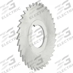 KEO Slitting Saw: Concave, High Speed Steel, TiN Coated, 8" Dia, 1/8" Thick, 1" Arbor, 58 Tooth (MPN 950-000-868). Key specifications — attr1167328: Concave.