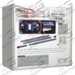 AIR PRODUCTS AND CONTROLS Carbon Monoxide Duct Detector Kit: 115V AC/230V AC/24V AC/24V DC Volt (MPN SL-701 KIT). Key specifications — Current Rating: 32 mA @ 115V AC; Body Color: Gray; Standards: cUL; Brand: AIR PRODUCTS AND CONTROLS; Mounting Location: Duct; Detects: Carbon Monoxide; Shape: Rectangular; Alert Type: Light.