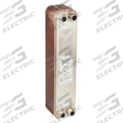 BELL & GOSSETT Heat Exchanger: 90,000 BtuH Refrigerant, 50 gpm, 22.64 sq ft, Copper Braze - Brazed Plate Heat Exchangers