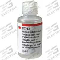 3M Fit Testing Solution: Saccharin, 55 mL Fluid Volume, FT-10/FT-20 (MPN FT-12). Key specifications — Fit Testing Protocol: Saccharin; For Use With: 3M Qualitative Fit Test Apparatus FT-10; Compatible with Manufacturer Part Number: FT-10.