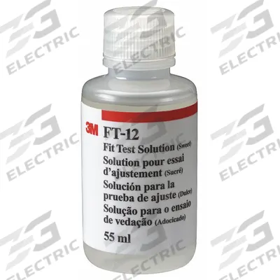3M Fit Testing Solution: Saccharin, 55 mL Fluid Volume - 3M Respirator Fit Test Systems & Replacement Parts