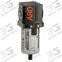 ARO Pneumatic Oil Filter: Coalescing, 3/8 in NPT, 0.3 micron, 107 cfm, 250 psi Max Op Pressure, 1500 (MPN F35231-310). Key specifications — attr110055: 1500; attr110008: ARO.