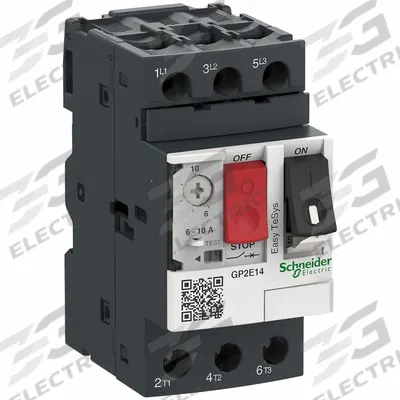 SCHNEIDER Manual Motor Starter: Non-Reversing, 3 Poles, 10 A, Thermal Protection - Non-Reversing Starters with Thermal Overloads
