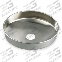 BRADLEY Stainless Eyewash Bowl: 187-053, Compatible with Classic, Stainless Steel. Key specifications — Manufacturer Part Number: 187-053; Material: Stainless Steel; Compatible Mfr Part No: E19-220B; Part: Bowl; Compatible with Series: Classic; For Use With: Eyewash.