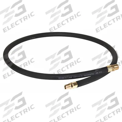 ECONOLINE Gun Hose with Male Fitting: 3/8 in ID x 48 in L - Blasting Gun Air Hoses