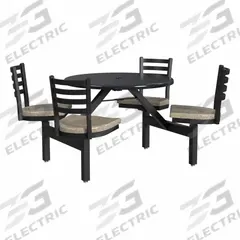 PALMER HAMILTON Picnic Table: Fiberglass, Durable Fiberglass Finish, Black/Gray, 34 in Overall Ht (MPN PH-4S36RD-OBSBCAP). Key specifications — Brand: PALMER HAMILTON; Tabletop Color: Black; Gray; Manufacturer Part Number: PH-4S36RD-OBSBCAP; Standards: GREENGUARD® GOLD Certified; Product Type: Picnic Table; Frame Material: Steel.