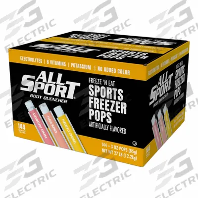 ALL SPORT Freezer Pop: Peach Mango/Pineapple Coconut/Strawberry Banana, Full-Sugar - Full-Sugar Freezer Pops