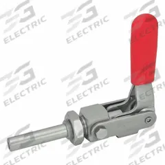 JW WINCO Push-Pull Toggle Clamp: Flange Base Mounting, Std Counter-Clockwise Handle, 70.5 mm Arm Lg (MPN 843.1-80-AS-NI). Key specifications — Plunger Thread: M6; Recommended Spindle Model No.: 708.1-M6-55-A-NI; Brand: JW WINCO.