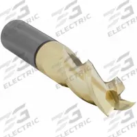 CLEVELAND Square End Mill: Carbide, ZrN Coated, 3 Flute, 1/2" Mill Dia, 1-1/4" LOC, 3" OAL (MPN C72359)