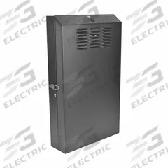 EATON TRIPP LITE Server Rack Enclosure: 4 Rack Units, 43 in x 25 5/8 in x 8 in, Wall Mount, Steel (MPN SRWF4U36). Key specifications — Brand: EATON TRIPP LITE; Includes: (12) 12-24 Screws; Material: Steel; Features_Broad: Low-Profile Vertical Server-Depth.