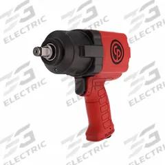 CHICAGO PNEUMATIC Air Impact Wrench: Compact, 1/2 in Drive, Pistol-Grip, Square, Std, Friction Ring (MPN CP7741). Key specifications — attr1321013: NPT; attr1321019: Compact; attr1321030: CHICAGO PNEUMATIC; attr1321012: Standard; attr1321025: Square.