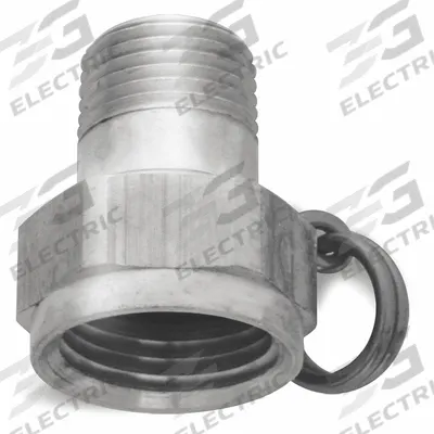 SANI-LAV Nozzle and Hose Adapter: Stainless Steel, Stainless, 1 5/8 in Overall Lg - Faucet Sprayer Hose Adapters