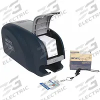 SICURIX ID Card Printer: Single-Sided Printer, Supports CR80 Card Format, 30 mil Card Thick (MPN S38310). Key specifications — attr193659: SICURIX; attr1083574: CR80; attr1083579: USB; attr1083581: Barcode Printing Included; attr1083587: Color.