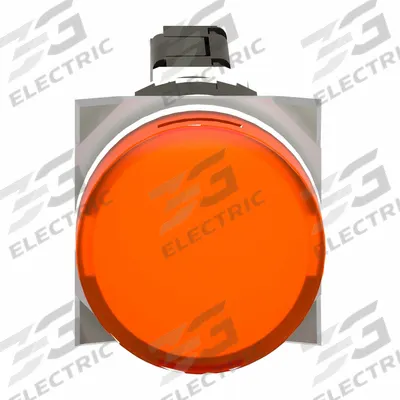SCHNEIDER Pilot Light: 16 mm Panel Mounting Size, Yellow, LED - LED Pilot-Lights