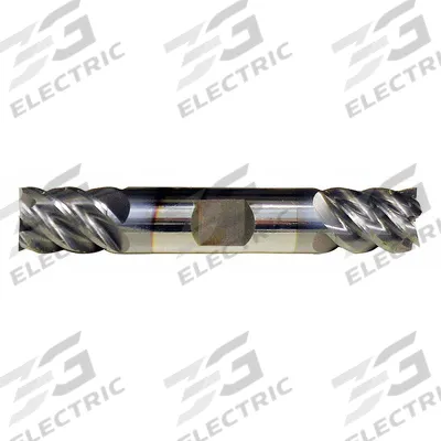 CLEVELAND Square End Mill: Carbide, TiAlN Coated, Double End, 5 Flute, 1/8" Mill Dia - Double-End Carbide Square End Mills