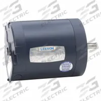 LEESON General Purpose Motor: C-Face Mount, Totally Enclosed Non-Ventilated, 1/2 hp, 230/460V AC (MPN 110144.00). Key specifications — Brand: LEESON; Nameplate Voltage @ 60 Hz: 230/460V AC; Full Load Current @ 60 Hz: 0.80 A; Nameplate RPM @ 60 Hz: 3,450 RPM; Motor Enclosure: TENV.