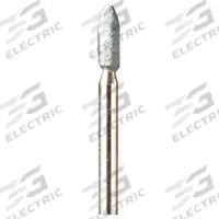 DREMEL Abrasive Point: Tapered, 1/8 in Head Wd, 1 1/2 in Head Lg, 1 Pieces, Silicon Carbide (MPN 83322). Key specifications — attr1097436: Tapered; attr1097442: Gemstones; attr1097451: DREMEL.