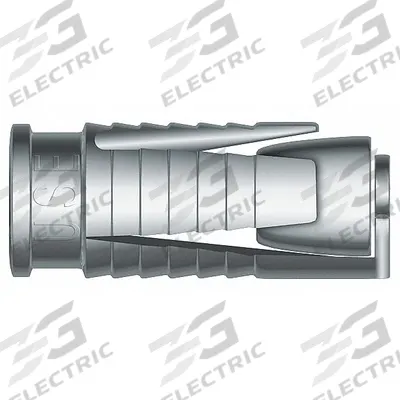 MKT FASTENING Expansion Shield: 3/8"-16 Thread Size, 1 3/4 in Overall Lg, 11/16 in Dia - Four-Way Expansion Anchors