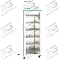 COREPOINT SCIENTIFIC Lab Refrigerator: 23 cu ft, Upright, 1°C to 10°C, 36 3/8 in Overall Dp, Glass (MPN CPS-HC-PLD-23-TS). Key specifications — Door Opening Style: Right; Color: White; Alarm Type: Door Ajar; Manufacturer Part Number: CPS-HC-PLD-23-TS; Brand: COREPOINT SCIENTIFIC; Product Type: Lab Refrigerator; Door Type: Glass; Refrigerant Type: R-600a.