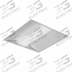 DAYBRITE Recessed Troffer: 2 ft Lg, 2 ft Wd, 3,800 lm, 4000K, 33 W, 120 to 277V AC, No Sensor (MPN 2EVG38L840-2-D-UNV-DIM). Key specifications — attr1261884: 120 to 277V AC; attr1261878: DAYBRITE; attr1261883: (2) Lamp T8; attr1261870: 4000K; attr1261880: Yes.