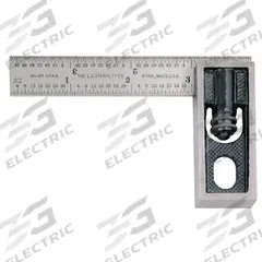 STARRETT Double Square: SAE, Steel, Satin, 4 in Blade Lg, 1/64 in Graduations (MPN 13A). Key specifications — attr1182179: Square; attr1182186: 1/64 in; attr1182189: Satin; attr1182159: STARRETT.