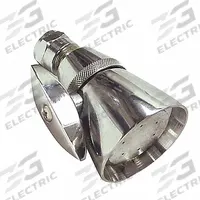 KISSLER Fixed Showerhead: 2 gpm Fixed Showerhead Flow Rate, Brass, Chrome Finish, Single (MPN 76-0030)
