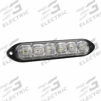GROTE Strobe Light: Strobe, Amber/Red, 1 in Overall Wd, 1/2 in Overall Ht, LED, 12V DC, 25 PK (MPN 78462-3). Key specifications — Operating Voltage: 12V DC; Electrical Connection: Bullet Connector; Mount Type: Screw; Brand: GROTE; Shape: Rectangular.