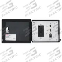 NVENT HOFFMAN Data Interface Port: Steel, 120V GFCI Receptacle/8-Pin Mini DIN/9-Pin D-Sub, 5 A Reset (MPN HGF58MDH). Key specifications — Manufacturer Part Number: HGF58MDH; Brand: NVENT HOFFMAN; Resets: 5 A Reset; IP Rating: IP66; Panel Configuration: 9-Pin D-Sub; Panel Terminations: 9-Pin D-Sub Terminal Block.