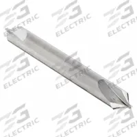 KEO Center Drill: Plain Type, #2/0, 60°, 1 1/2 in Overall Lg, Carbide (MPN 906-000-418). Key specifications — Brand: KEO; End Type: Double End.
