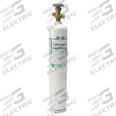 GASCO Calibration Gas: Nitrogen, Disposable, +/-5% Accuracy, CO2, Calibration Gas - Calibration Gases for Portable Gas Detectors