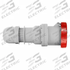 LEVITON Pin and Sleeve Connector: Red, 346 to 415V AC, Three Phase, 63 A, 4 Pole, 5 Wire (MPN W463-C6). Key specifications — Brand: LEVITON.