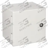 HOFFMAN Enclosure: Steel, 5 in x 5 in x 5 in, NEMA 12/3/4, Solid Cover, Hinged (MPN LHC151512). Key specifications — Closure Method: Screws; Brand: HOFFMAN; Knockouts: Not Included.