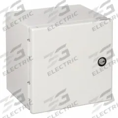 HOFFMAN Enclosure: Steel, 5 in x 5 in x 5 in, NEMA 12/3/4, Solid Cover, Hinged (MPN LHC151512). Key specifications — Closure Method: Screws; Brand: HOFFMAN; Knockouts: Not Included.