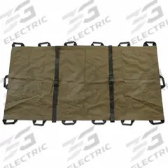 EMI Stretcher: 850 lb Patient Load Capacity, 78 in L x 40 in W, 78 in Overall Lg, 40 in Overall Wd (MPN 532). Key specifications — Includes: Carrying Case; Product Type: Stretcher; Material: Vinyl; Color: Green; Brand: EMI.