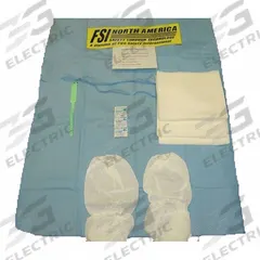 FSI Decontamination Kit: Decontamination Kits, Adult Garment Size (MPN F-RDK). Key specifications — Includes: (3) Towels; Brand: FSI; For Use With: Universal; Material: Disposable; Product Type: Decontamination Kits; Garment Size: Adult.