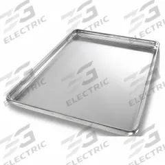 CHICAGO METALLIC Sheet Pan: Sheet Pan Pan, One Half Sheet Pan Size, Aluminum, Uncoated, Solid (MPN 30850). Key specifications — Bead Closure: Closed Bead; Coating: Uncoated; Pan Style: Sheet Pan; Perforation: Solid; Brand: CHICAGO METALLIC; Material: Aluminum; NSF Certified: Yes; Sheet Pan Size: One Half.