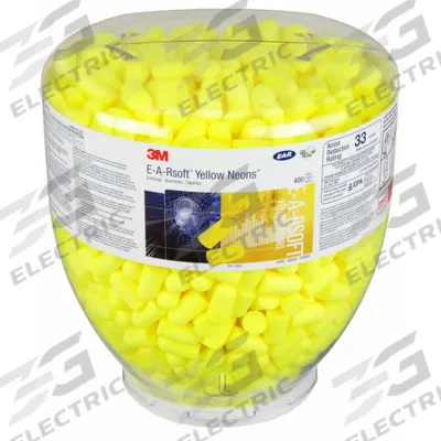 3M Ear Plug Dispenser Refill: Dispenser Refill, Bullet, 33 dB NRR, Uncorded - Earplug Dispenser Refills