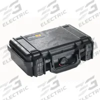 PELICAN Protective Case: 6 in x 10 1/2 in x 3 1/8 in Inside, No Foam, Black, Stationary, 1 lb Wt (MPN 1170NF). Key specifications — Closure Type: Double Throw; Brand: PELICAN; Carry-On Size: Yes.