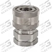 SNAP-TITE Hydraulic Quick Connect Hose Coupling: 1 1/4 in, 316 Stainless Steel, Nitrile, FNPT (MPN SVHC20-20F). Key specifications — Thread Size: 1-1/4"-11-1/2; Seal Material: Nitrile; Brand: SNAP-TITE.