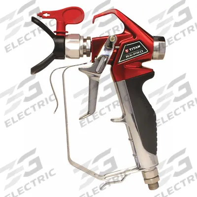 TITAN Conventional Spray Gun: Airless, 1 in to 12 in, 1/4 in Air Inlet Size - Airless Spray Guns