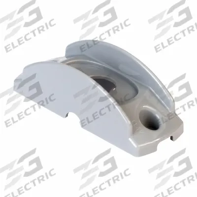 GROTE Bracket: Polycarbonate, 4 in Lg, 1 1/2 in Ht - Vehicle Light Mounts & Brackets