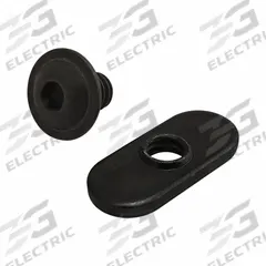 Bolt Assembly: 1/4" -20 Size, 3/8 in Thread Lg, Flanged Button Head Socket Cap, 10 Series, 15 PK (MPN 3386-15). Key specifications — Fastener Type: T-Nut; Fastener Head Type: Flanged Button Head Socket Cap; Material: Steel; Finish: Black Zinc-Plated; T-Slot Fastener Type: Bolt Assembly; Threaded Hole Location: Single Center; Compatible Series: 80/20 10 Series; System of Measurement: Inch.